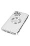 Ilkeshop New iPhone 12 Pro Case Slot Silicone (173335) - Silver - 3