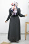 Beli Gathered Gilet Dress Tsd260214 Smoked - 6