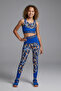 Modern Romance Flower Patterned Girl's Sports Leggings - 4