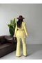 Women's Blazer Jacket Pants Set Lace Detailed Stylish Two Piece Set - 7