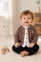 Baby Boy 3-Piece Set Buttoned Seasonal Baby Set - 2