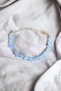Moonstone Stone Broken Stone Bracelet Transparent Stone Brass Plated Extension Chain Bracelet - 5