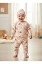 Baby Boy 3-Piece Set 100% Organic Cotton Giraffe Patterned Baby Set with Hat 3 Months - 24 Months