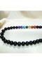 Onyx Chakra Natural Stone Necklace - 4