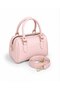 Women's Cylinder Model Lined Hand and Shoulder Bag Size (22X16 cm) - 3