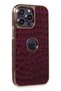 Ilkeshop New iPhone 14 Pro Case Snake Cover - (233801) Deep Purple