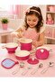 11 Piece Toy Kitchen Set Pink Pots and Pans Chef Toys Girls Kitchen Play Set - 4