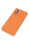 Ilkeshop New Redmi Note 12 Pro 4g Case Nano Velvet Silicone (113026) - Orange - 4