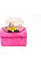 Travel Toiletry Organizer Bag, 3 Pocket inside, Lined Interior (Pink) - 6