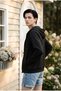 Unisex Zip-Up Hoodie Oversize Cardigan Zip up Hoodie - 3