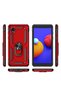 ILKESHOP غطاء حماية جديد لهاتف Galaxy A01 Core من السيليكون مع حلقة صوفيا (135338) - فضي - 2