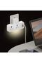 شاحن متعدد الوظائف - لوحة مقابس كهربائية عالمية مع شحن سريع عبر USB وإضاءة ليلية - 7