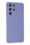 Ilkeshop New Galaxy S21 Ultra Case Nano Inside Velvet Silicone (172332) - Lilac - 2