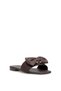 Elit Zk957 Women's Heeled Slippers Brown - 3
