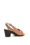 Elit Msl1926 Women's Genuine Leather Heeled Sandals Brown - 5