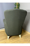 Bohem Cotton Fabric Sultan Protrussion Model Complete Dressing Chair Cover, It Is a Thick Fabric. - 4