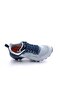 Navy Blue Gray Men's Walking Sports Shoes - 5
