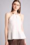 Regular Fit Halter Neck Muslin Tank Top H5972Ax26Sm