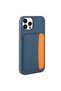 iPhone 14 Pro Max Compatible Case with Card Holder and Business Card Compartment X-Kart Silicone Cover T40474 - Navy Blue - 5