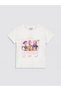 Ecru K-Pop Demon Hunters Printed Girls' T-Shirt - 3