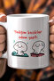 330ml Printed White Ceramic Mug Cup with Humorous Writing - 3
