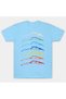 Unisex Oversize T-Shirt Five Cars Printed 100% Cotton T-Shirt Comfortable Fit
