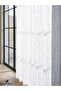 Off-White Luxurious Linen Textured 1/3 Dense Pleated Elegant Tulle Curtain |   Ironing Is Not Necessary. |   Dolgun Pile |   Trending Product