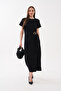 Yandan Buckle Crystal Dress