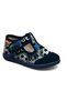 Milami Premium Sole Blue Football Patterned Walking and Nursery Shoes - 2