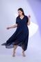 Women's Plus Size Skirt Hem Chiffon Dress - 2