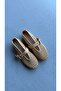 Sole Wicker Textured Ballerina Beige - 2