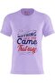 Unisex Printed Design T-Shirt (Nothing Great Ever Came That Easy)| Round Neck Regular Fit T-shirt - 5