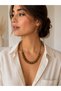 Bohemian Natural Stone Look Antique Bead Necklace Handmade Vintage Style Women's Necklace - 4