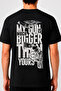 Back Printed Black T-Shirt - 2