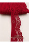 Lycra Lace 3 cm Width – Red – 5 Meters Flexible Lace Fabric - 2