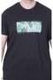 Men's Large Size Crew Neck T-Shirt Natural 26134 Black - 3