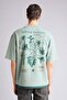 Cotton Breathable Boxy Fit Back Print Short Sleeve T-Shirt G4267Ax26Sm - 4