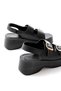 Zri̇n4-572 Premium Black Daily Wedge Heel Women's Sandals - 5
