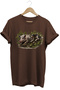 Boar and Trail Dog Printed Off-Road T-Shirt Outdoor Clothing