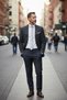 Men's Solid Color Tie And Handkerchief Set Men's Necktie - 6