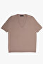 Camel V-Neck Women's T-Shirt - 2