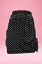 Black and White Asymmetrical Polka Dot Satin Short Pareo Satin Women's Beach Dress New Season 150X50 cm - 2