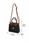 Women's Hand and Shoulder Bag with Adjustable Strap, Crossbody Interior Compartment, Zipper Pocket, Stylish - 3