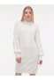 Rochie pulover crem de damă