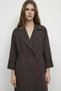 26Ytrc01419 Women's Trench Coat with Button Detail on the Front - 3