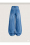 Loose Fit Baggy Retro Jeans with Casual Pockets - 2