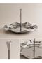 Stainless Steel Catering Serving Tray Wavy Serving Plate Snack Plate 21 cm - 3