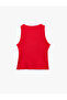 Crepe Scuba Fabric Corset Effect Slim Fit Sleeveless Square Neck Blouse - 5