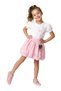 Girl's 2-Piece Set Butterfly Detailed T-Shirt Balloon Skirt 6-9 Years - 4