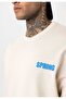 Spring Printed Oversize T-Shirt - Ecru - 6